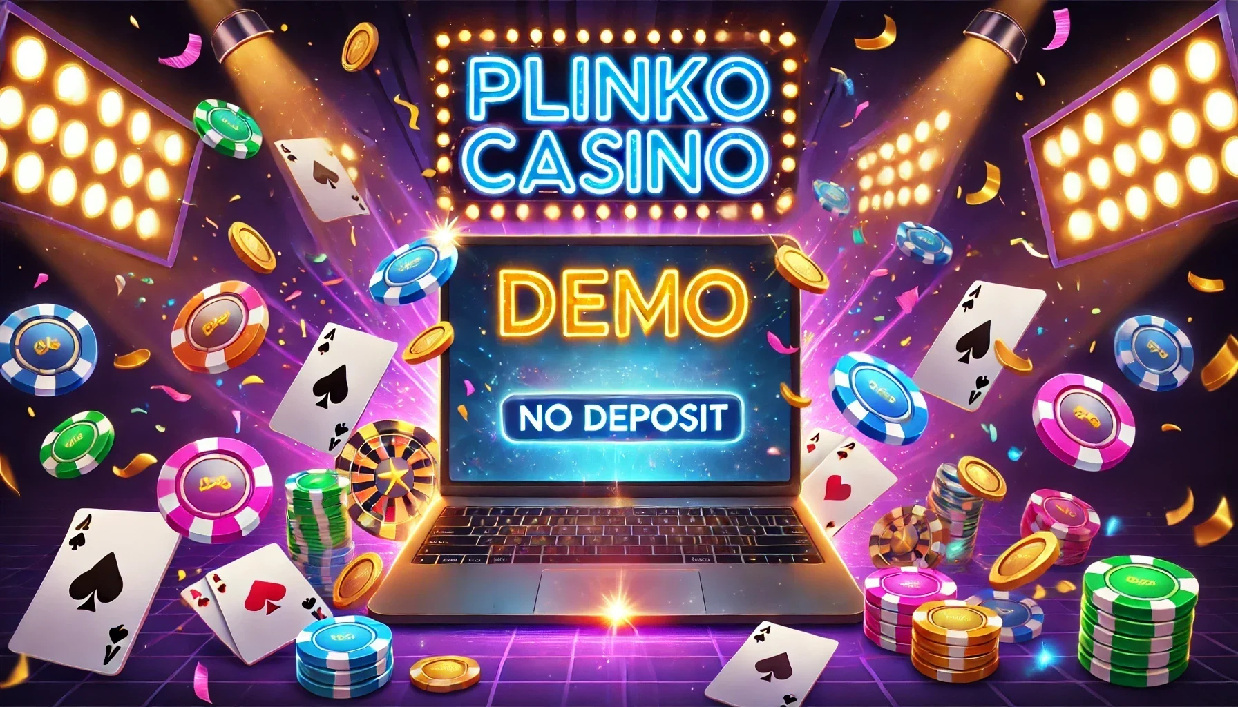 Game Plinko Demo Casino banner no deposit.